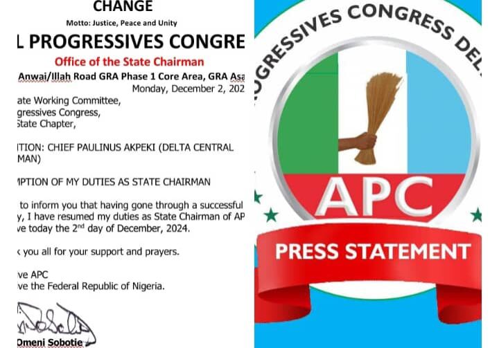 Delta APC chairman, Sobotie resumes duty after medical vacation