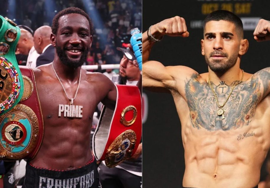 Terence Crawford (left) and Ilia Topuria (right) have gone back-and-forth on potential clash. [Images courtesy: Getty]