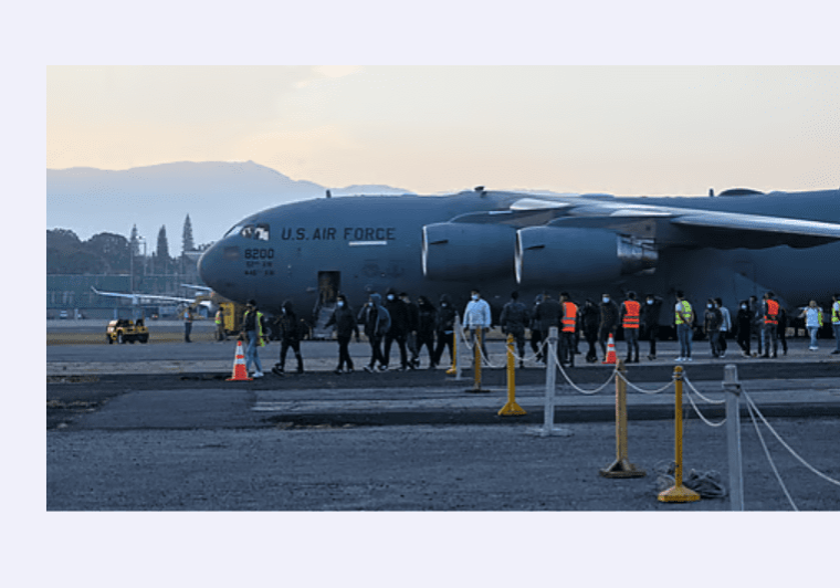 India threatens crackdown on illegal migration amid US deportation flights India threatens crackdown on illegal migration amid US deportation flights