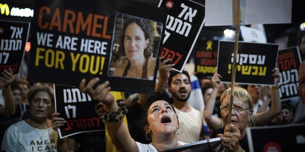 Israelis protest PM's handling of hostages in Gaza