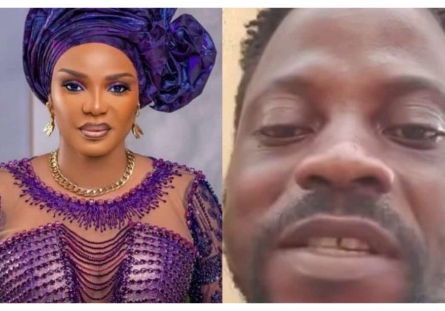 Allwell Ademola's brother seeks Iyabo Ojo's forgiveness at sister's burial [VIDEO]