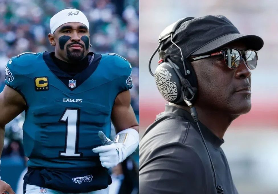 Jalen Hurts models himself as NFL