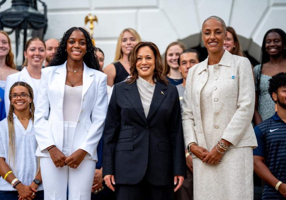 Kamala Harris Celebrates NCAA Champions at White House Kamala Harris Celebrates NCAA Champions at White House