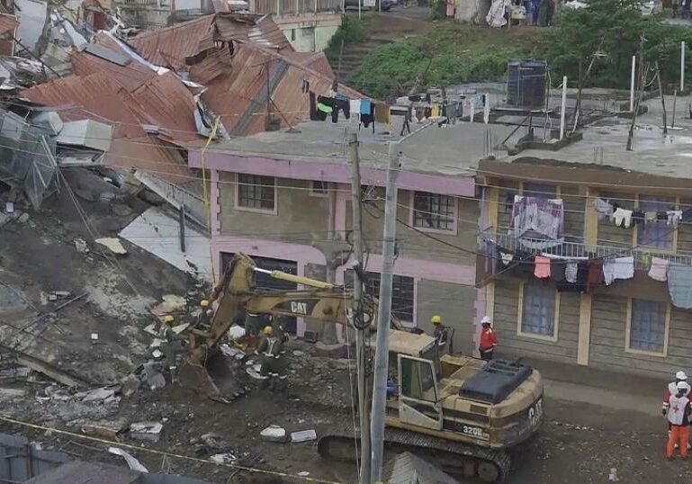 Kenya Apartment Block Collapses, Multiple Rescued