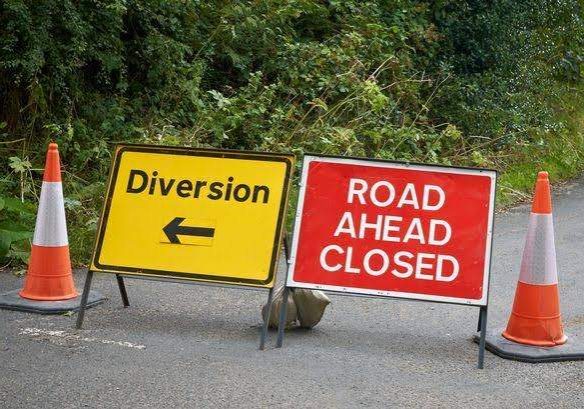 Lagos Night Traffic Diversion at Ojuelegba Flyover