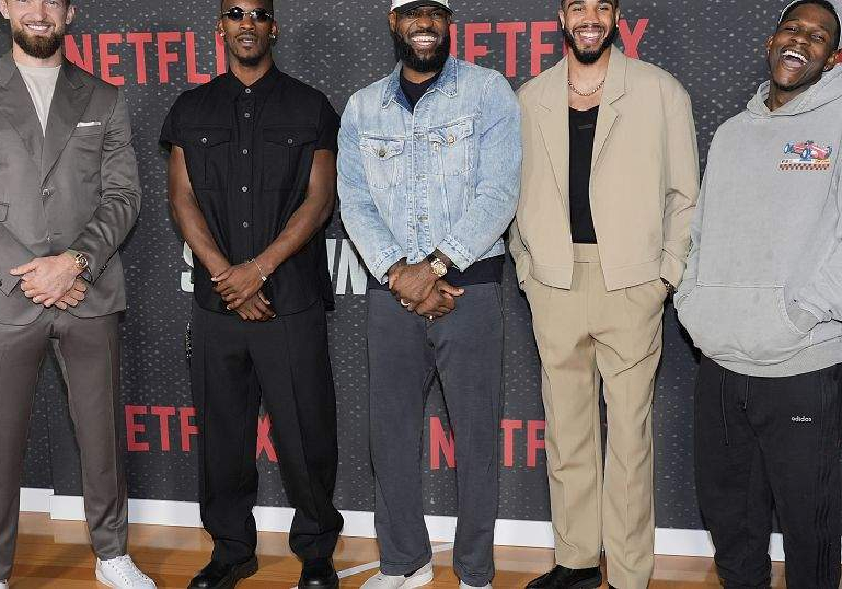 LeBron Anthony and NBA Stars on Netflixs Starting 5 Red