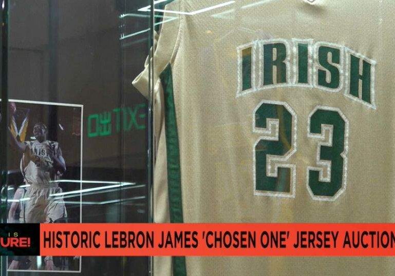 LeBron's Iconic Jersey, Bruce Lee Memos to Auction in Hong