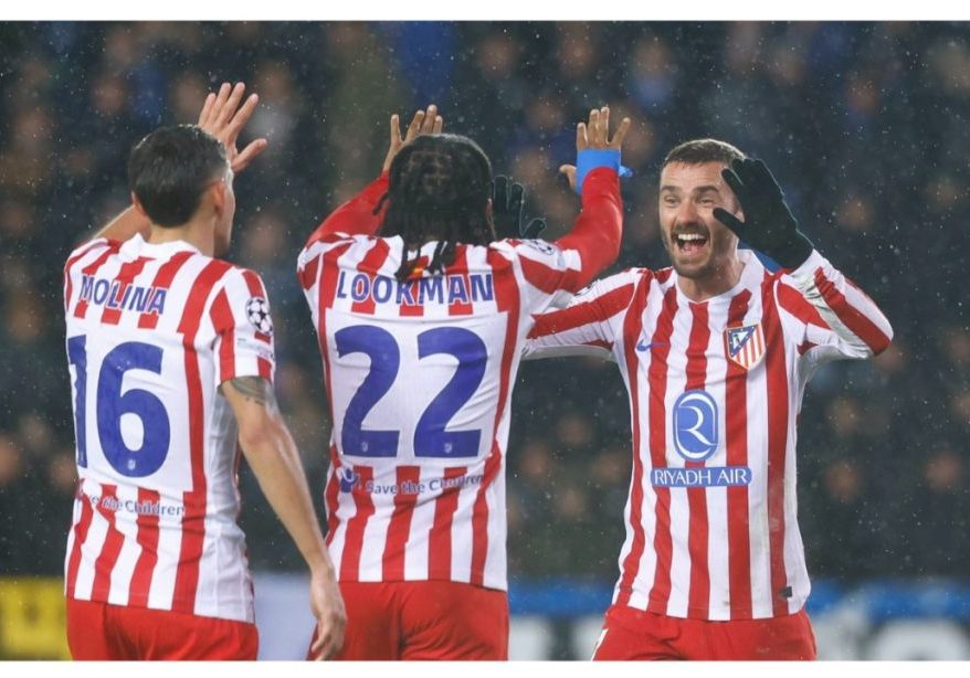 Lookman proud to make Atletico Madrid UCL bow