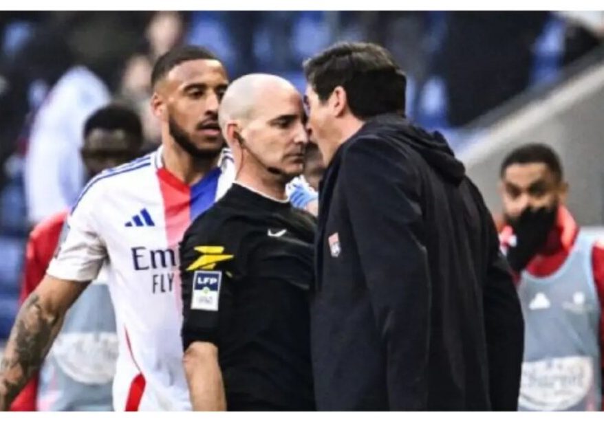 Lyon manager, Paulo Fonseca gets 9-month ban for confronting referee Lyon manager, Paulo Fonseca gets 9-month ban for confronting referee
