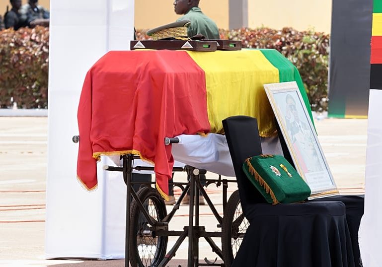 Slain Malian defence minister's state funeral broadcast on television