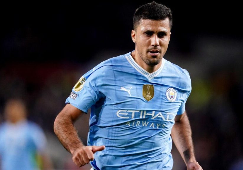 Man City's Rodri returns to training after ACL injury