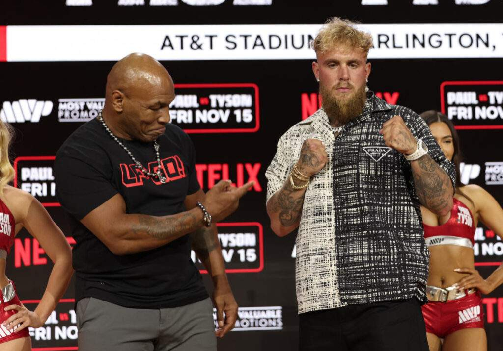 Mike Tyson and Jake Paul Face Off in Netflix Streamed Boxing