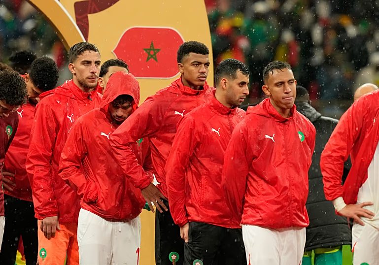 Prince Moulay Rachid meets Morocco football players after AFCON final defeat