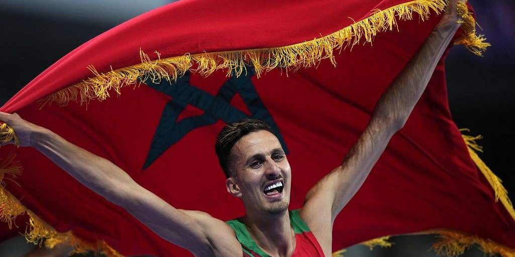 Morocco's Soufiane El Bakkali Wins Gold in 3000m Steeplechase Morocco's Soufiane El Bakkali Wins Gold in 3000m Steeplechase