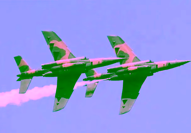 NAF airstrikes destroys bandit camps in Niger, many neutralized