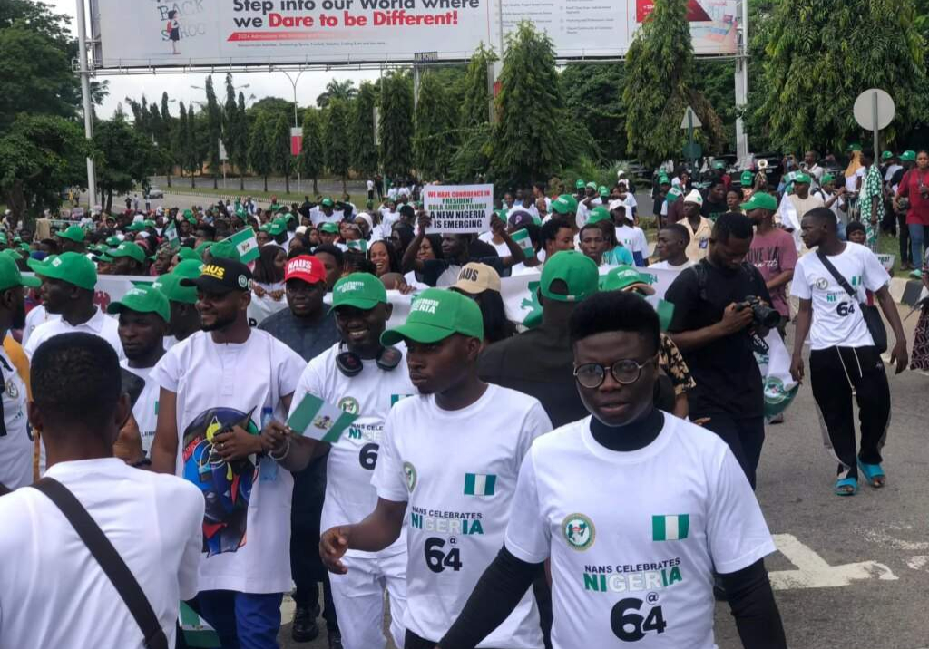 NANS Holds Solidarity March to Mark Nigerias 64th Independence Day NANS Holds Solidarity March to Mark Nigerias 64th Independence Day