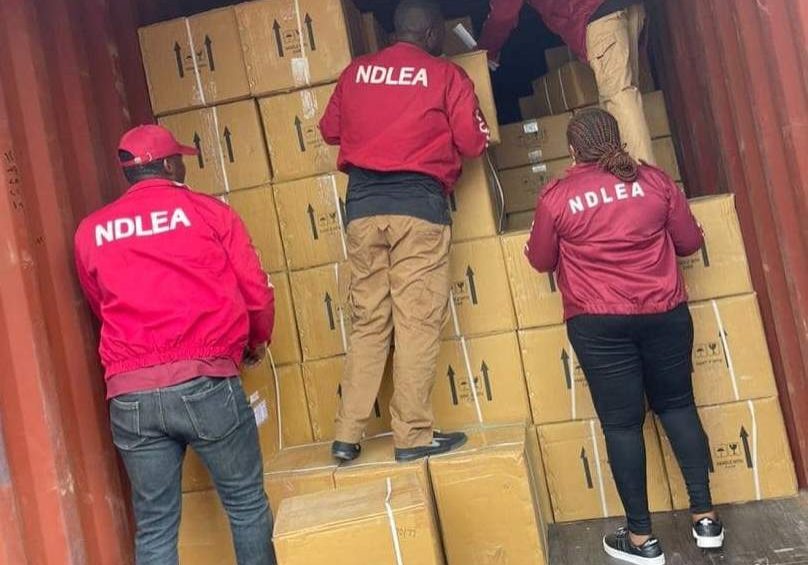 NDLEA Intercepts Truck Carrying N2billion Worth of Tramadol NDLEA Intercepts Truck Carrying N2billion Worth of Tramadol
