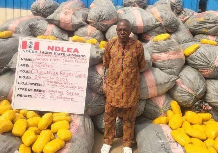 NDLEA intercepts 145 tons of Ghanaian Loud in Lagos — NDLEA intercepts 145 tons of Ghanaian Loud in Lagos —