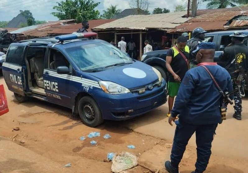 NSCDC Patrols Anambra Amid IPOB Sit at Home Order