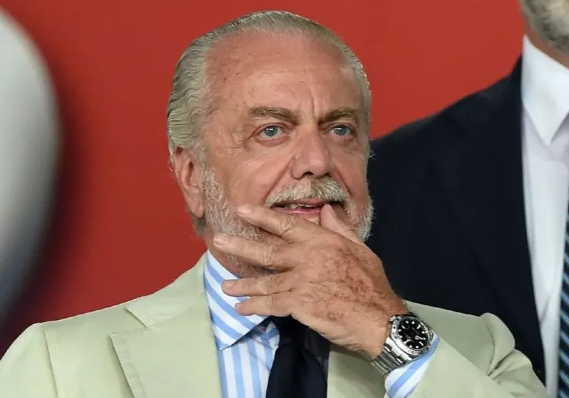 Napoli president De Laurentiis clears air on Conte resigning