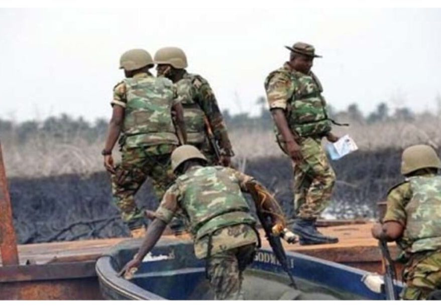 Navy seals three illegal refining sites in Delta Navy seals three illegal refining sites in Delta