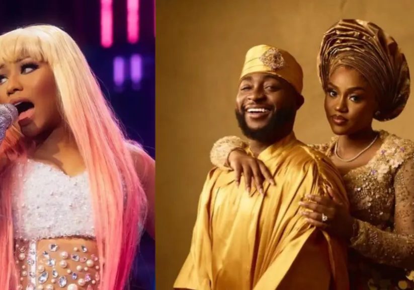 Nicki Minaj Congratulates Davido & Chioma on Miami Wedding Nicki Minaj congratulates Davido, Chioma, on their wedding