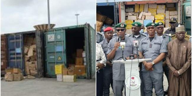 Nigeria Customs Intercept 12 Containers of Illicit Drugs and Fake Nigeria Customs Intercept 12 Containers of Illicit Drugs and Fake