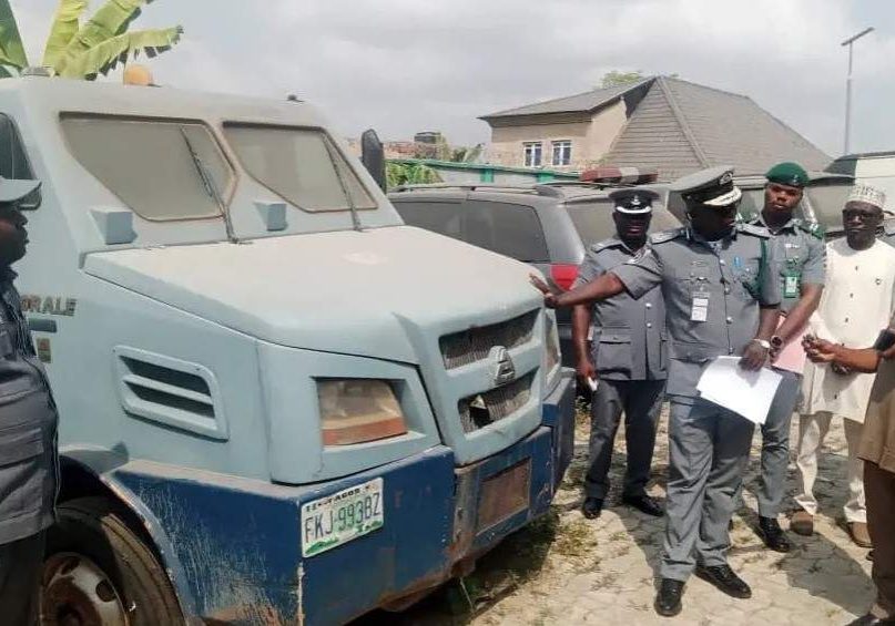 Nigeria Customs releases bullion van impounded with smuggled rice N24m Nigeria Customs releases bullion van impounded with smuggled rice N24m