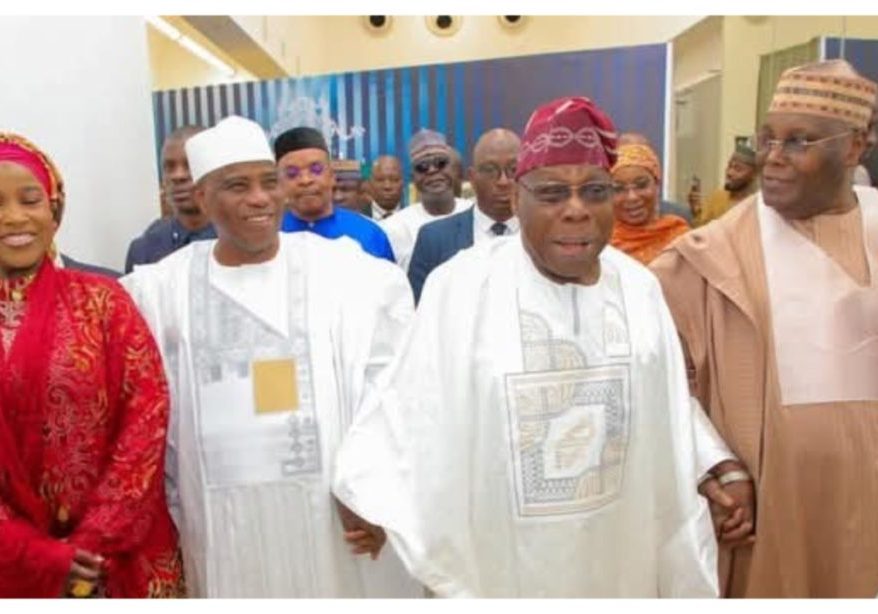 Obasanjo, Jonathan at Tambuwal's birthday, demand credible leadership in Nigeria