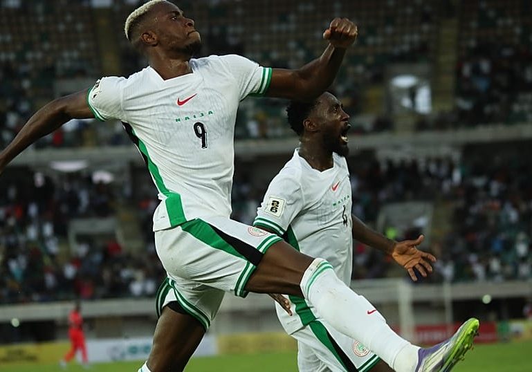 Osimhen's double set Nigeria past Gabon into DR Congo final in world cup qualifying