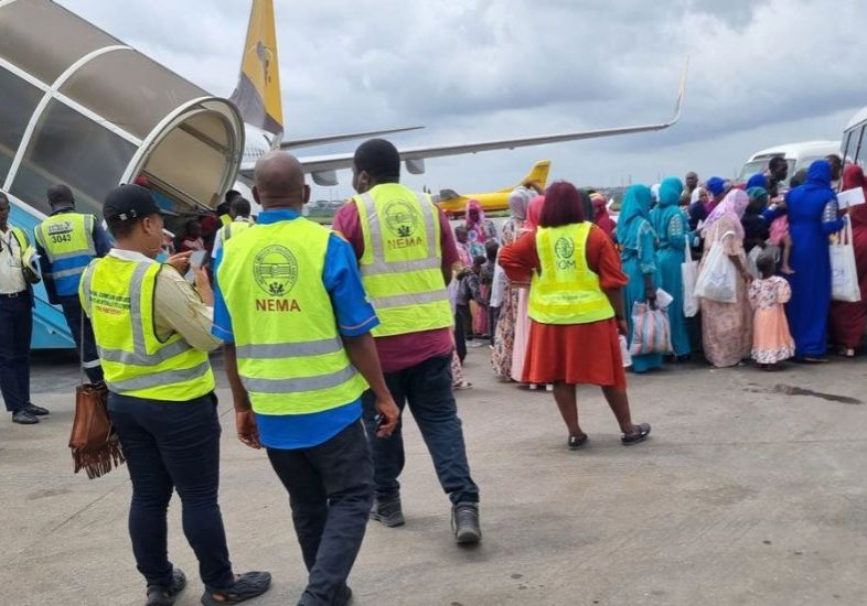 Nigerian Returnees Arrive Lagos From Chad NEMA receives 153 Nigerian returnees from Chad