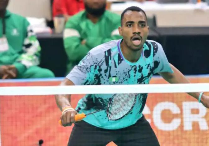 Nigeria's Anuoluwapo Opeyori Suffers Defeat in Badminton Match Against Switzerland's Nigeria's Anuoluwapo Opeyori Suffers Defeat in Badminton Match Against Switzerland's
