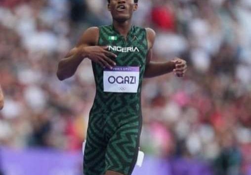 Nigeria's Samuel Ogazi Qualifies for Olympic 400m Final Nigeria's Samuel Ogazi Qualifies for Olympic 400m Final