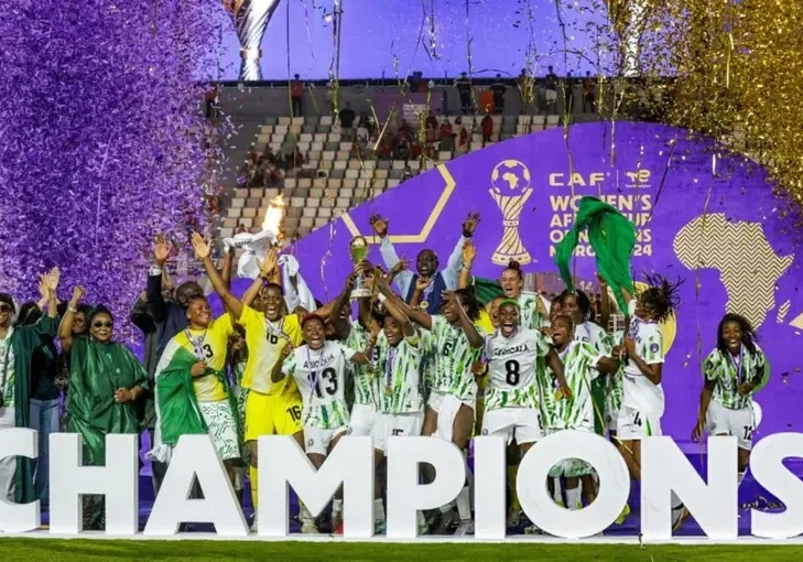 Super Falcons arrive in Abuja after 10th WAFCON title win — Daily Nigerian