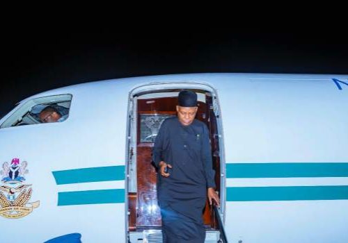 Nigerias VP Kashim Shettima Arrives in New York for UN Nigerias VP Kashim Shettima Arrives in New York for UN
