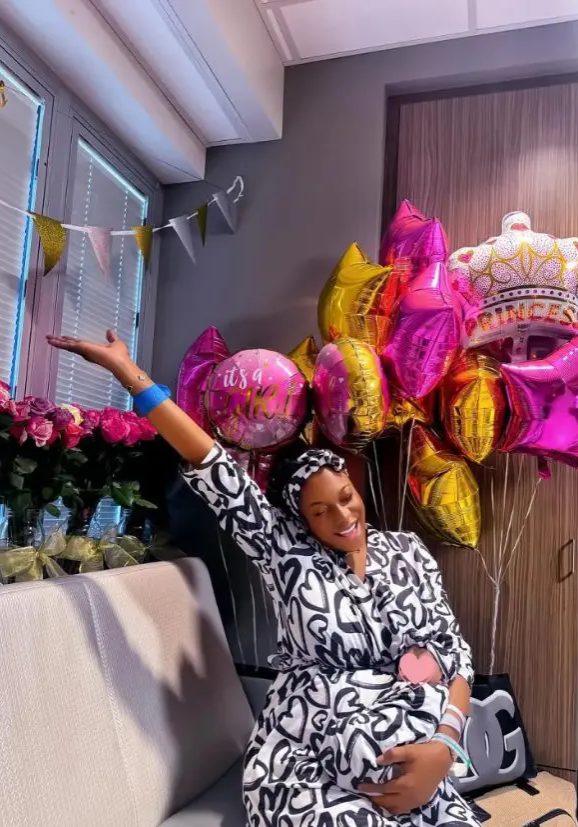 Nollywood actress Chika Ike welcomes baby girl