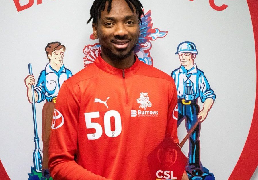 Nwakali scoops Barnsley's January Player of the Month