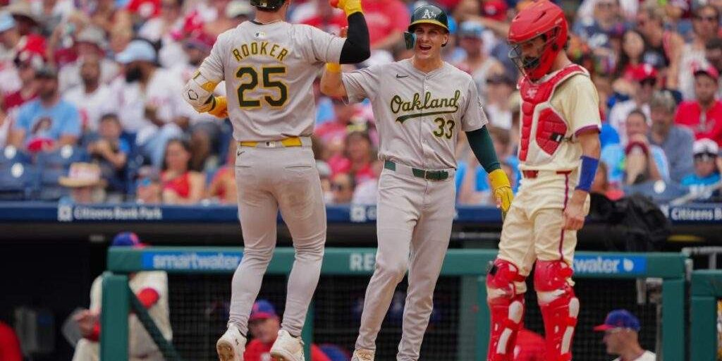 Oakland Athletics Deliver Stunning 18 3 Blow to Philadelphia Phillies Oakland Athletics Deliver Stunning 18 3 Blow to Philadelphia Phillies