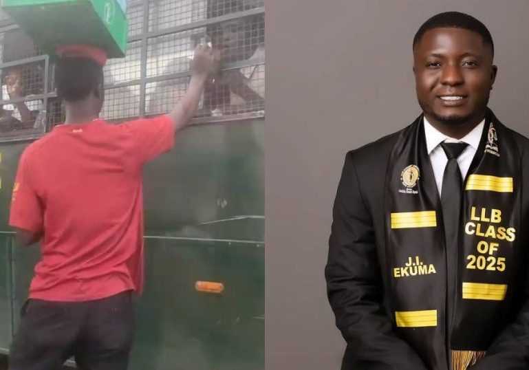 Obi Cubana celebrates Ekuma Jeremiah law graduate milestone Obi Cubana celebrates former Lagos hawker, Ekuma Jeremiah on bagging law degree