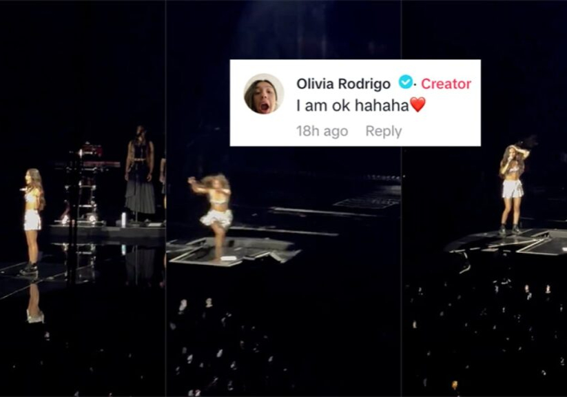Olivia Rodrigo Survives On Stage Eruption Olivia Rodrigo Survives On Stage Eruption