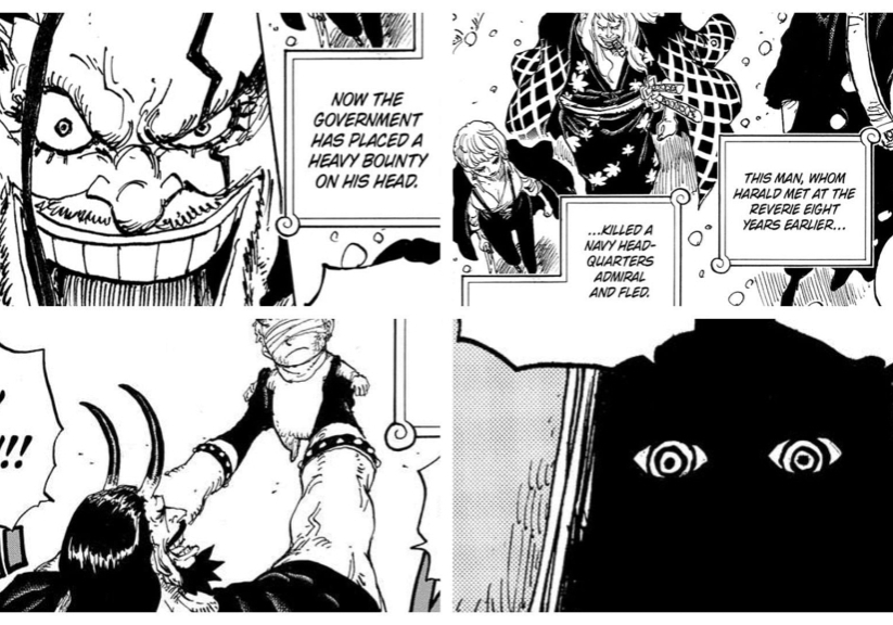 The confirmed content of One Piece chapter 1155 (Image via Shueisha)