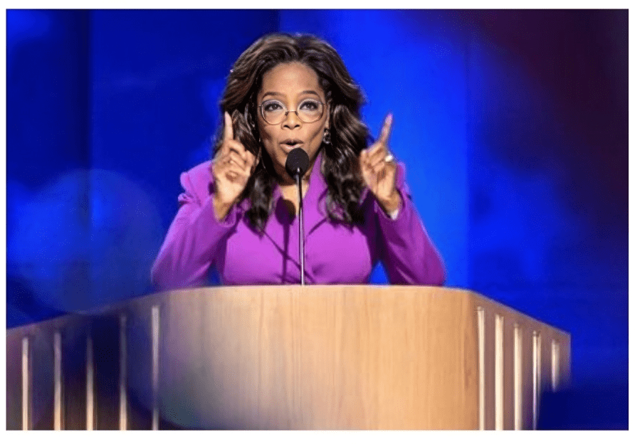 Oprah Winfrey Urges Independents to Vote for "Joy" at Democratic Oprah Winfrey Urges Independents to Vote for "Joy" at Democratic