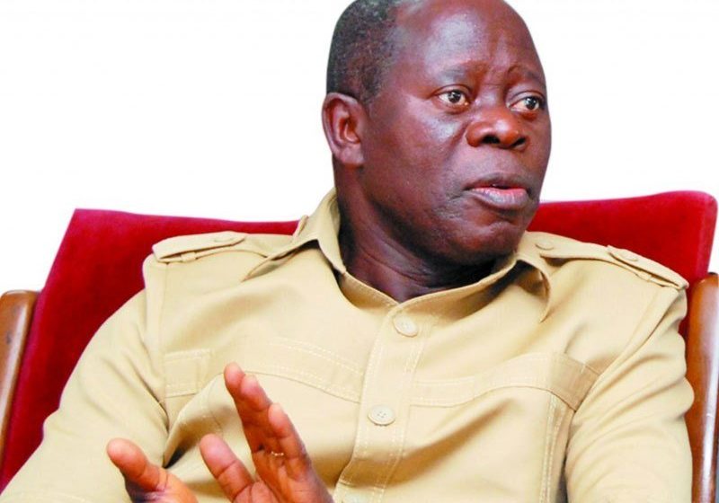 Oshiomhole Urges INEC To Bar Politicians' Spouses Stop politicians’ spouses from holding sensitive positions - Oshiomhole to INEC chair