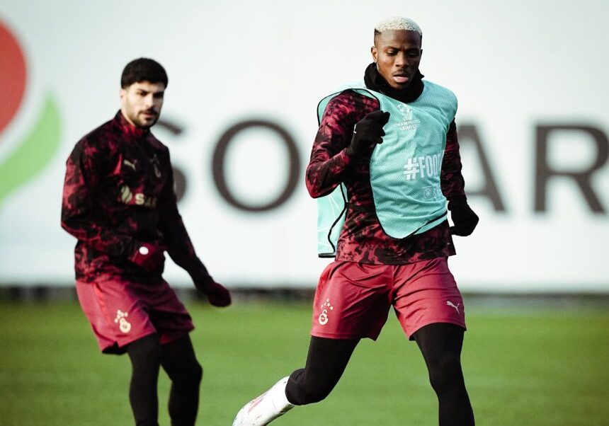 UCL Playoffs: Osimhen returns to training ahead Juventus vs Galatasaray