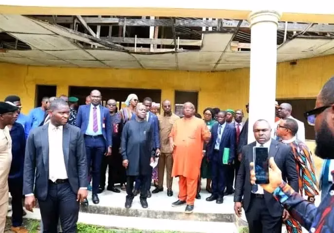 Otti apologizes to ABSU students over rickety facilities Otti apologizes to ABSU students over rickety facilities