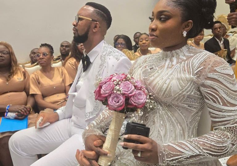 Reactions as pastor Chris Okafor weds partner amid controversy with Doris Ogala [PHOTOS]