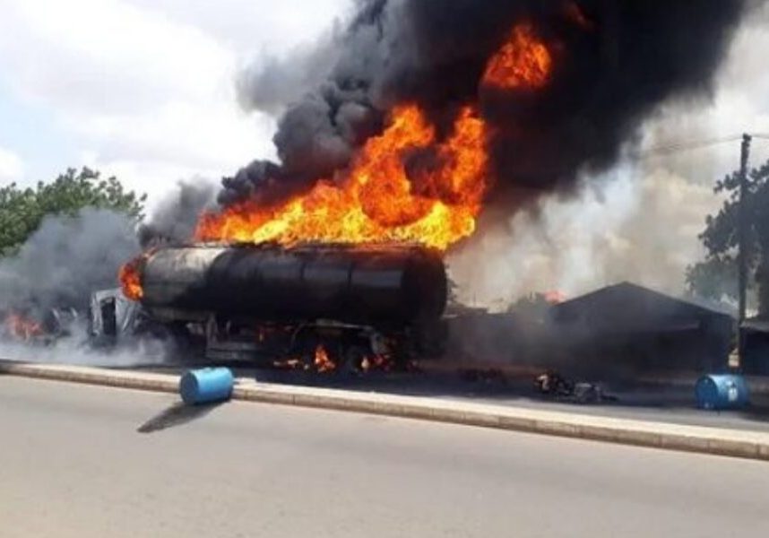 Police react to petrol tanker explosion in Jigawa, say no life lost