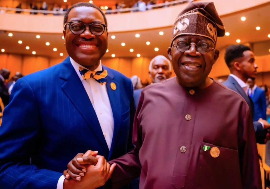 President Bola Tinubu Congratulates Dr Akinwumi Adesina on Obafemi Awolowo President Bola Tinubu Congratulates Dr Akinwumi Adesina on Obafemi Awolowo
