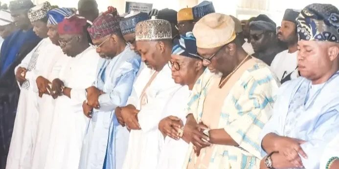 President Tinubu Calls for Prayers for Military and Security Agencies Tinubu observes Eid prayers in Lagos, prays for Nigerian troops — Daily Nigerian