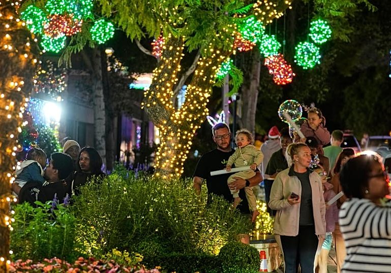 Pretoria's Lawley Street lights up for Christmas